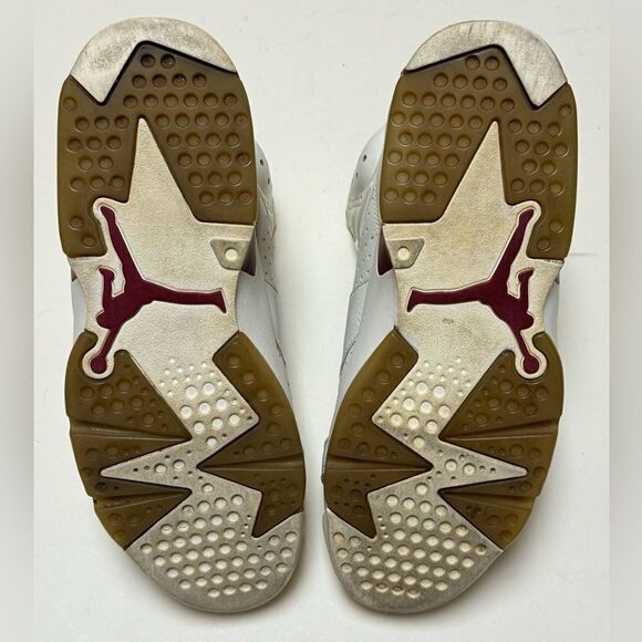 Air Jordan Nike Men’s 2015 Retro 6 Maroon Sneakers Sz 10 - Picture 14 of 16